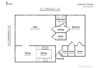 Noroeste Grande floor plan